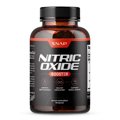 Snap Supplements Nitric Oxide Booster, Support Healthy Blood Pressure, Nitric Oxide Supplements for Men and Women (90 Count)