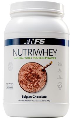 NF Sports Post Workout Nutri Whey Protein Powder,Dietary Supplement, Amino Energy, Supports Immunity, BCAA Powder, Protein Powered, Helps Fight Stress (Belgian Chocolate Powder, 920g, 23 Servings)