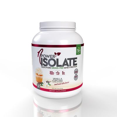 nPower Nutrition Protein Powder for Women, Vanilla Cupcake, 100% Grass-Fed Whey Protein Isolate, 20g Protein, Low Carb, 32 Servings