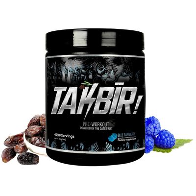 Ummah Labs TAKBIR! Halal Pre-Workout (40/20 Servings, Blue Raspberry)