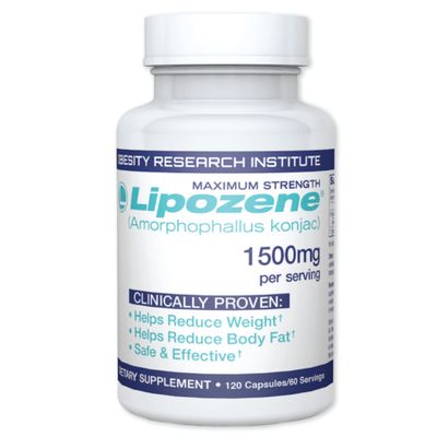 Lipozene MEGA Bottle - 120 Capsules, Making it Our Largest Size Available - Appetite Suppressant