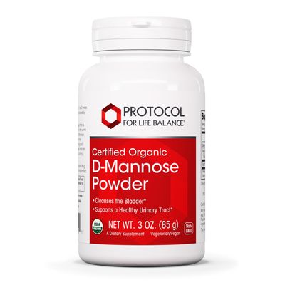 Protocol D-Mannose Powder - 2g per Serving - Bladder Cleanse - Support Healthy Urinary Tract* - for Men &amp; Women - Kosher &amp; Non-GMO - 3 oz