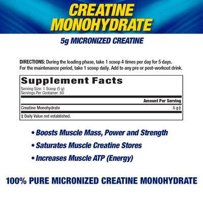 Maximum Human Performance Mhp Micronized Creatine, 300 g