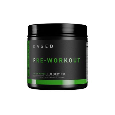 Kaged Original Pre Workout Powder | Krisp Apple | Pre-Kaged | Formulated with Creatine, Beta Alanine, Pure Caffeine | 20 Servings