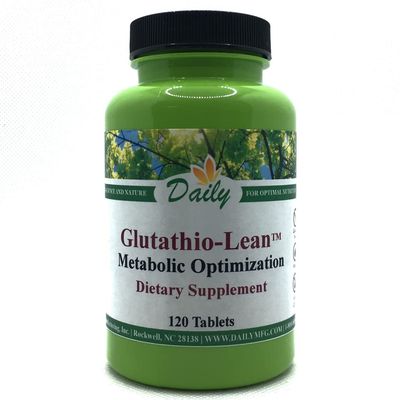 Daily Manufacturing Glutathio-Lean (Non-GMO: N-Acetyl Cysteine (NAC), L-Glycine &amp; L-Leucine) 120 Tablets