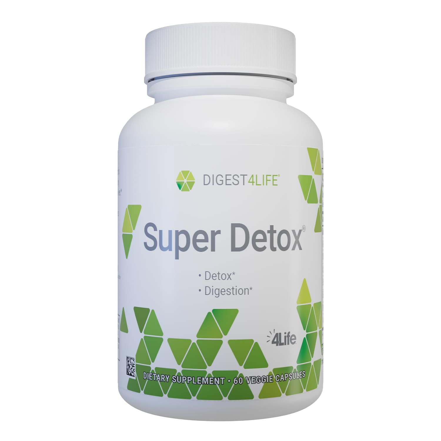 4Life Super Detox - Dietary Supplement Supports Detoxification and Healthy Liver Function - Supplement Formula with Artichoke, Calcium D-Glucarate, and Milk Thistle - 60 Capsules