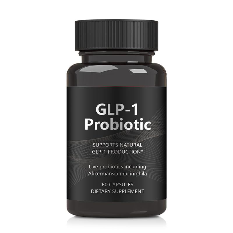 AUNVITO GLP-1 Probiotic - 500M AFU Multi-Strain Probiotic + Prebiotic, Naturally Support GLP-1 Production &amp; Curb Appetite, Delayed Release, for Men &amp; Women (60 Capsules) 1PC