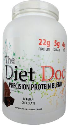 The Diet Doc Precision Protein Blend: 2.2lb (Belgian Chocolate)