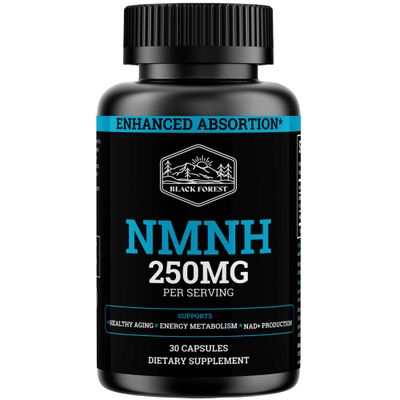 NMNH Supplement 250MG Pure Dihydro-Nicotinamide Mononucleotide (NMN Supplement Alternative with Bioperine For 3X The Bioavailability) NAD Supplement to Boost NAD+ Levels For Anti-Aging &amp; Energy