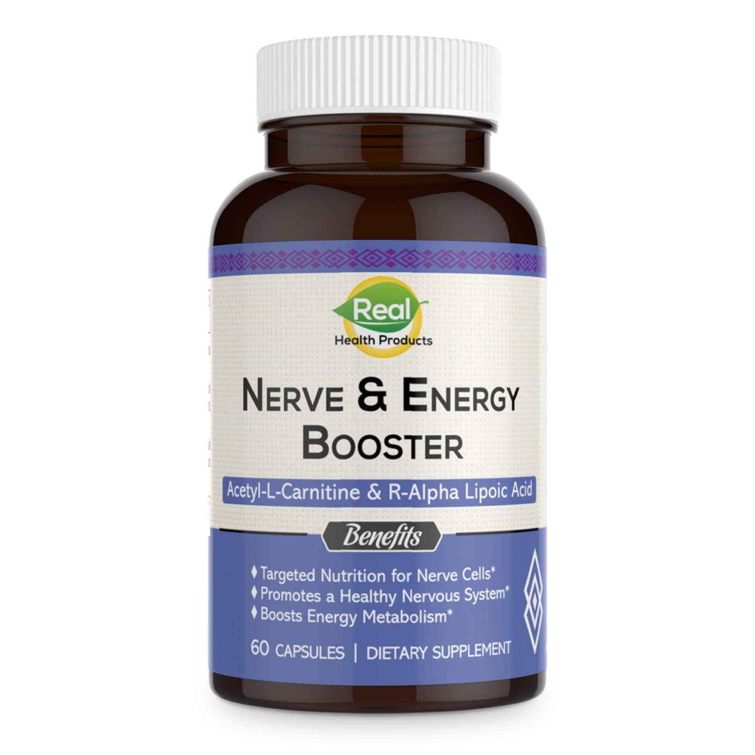 Acetyl L-carnitine 1000mg &amp; R-Alpha Lipoic Acid 300mg Capsules - Nerve &amp; Energy Booster Ala Supplement &amp; Carnitine Supplement - Cardiovascular, Cognitive Function &amp; Antioxidant Support