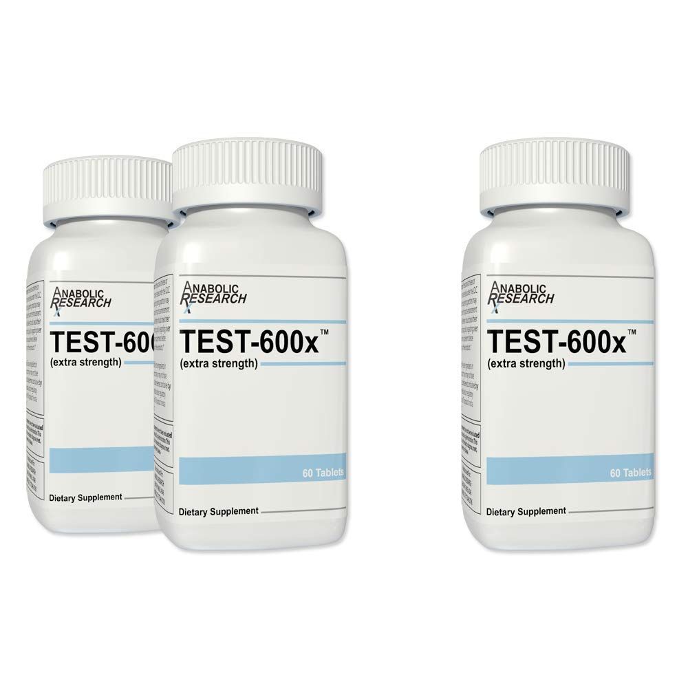 Anabolic Research Test-600x - Test Support &amp; Muscle Recovery Formula - 180 Tablets - 3 Month Supply