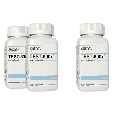 Anabolic Research Test-600x - Test Support &amp; Muscle Recovery Formula - 180 Tablets - 3 Month Supply