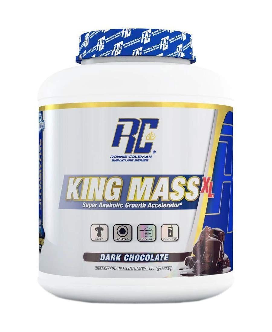 Ronnie Coleman Signature Series King Mass-XL Dark Chocolate Super anabolic Growth Accelerator 6 Pound, 6 Pound