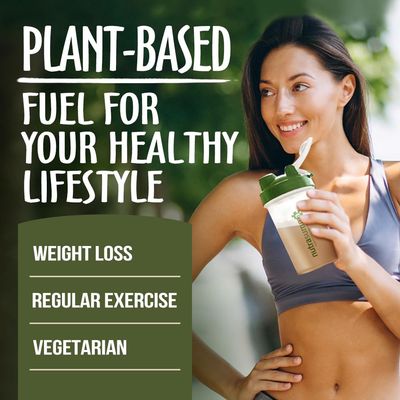 Nutrasumma Pea Protein Powder, Chocolate Vegan Protein Powder, 100% Plant Based Protein Powder, No Artificial Sweeteners, Non GMO, Gluten Free & Soy Free, 2.11 LB Protein Powder