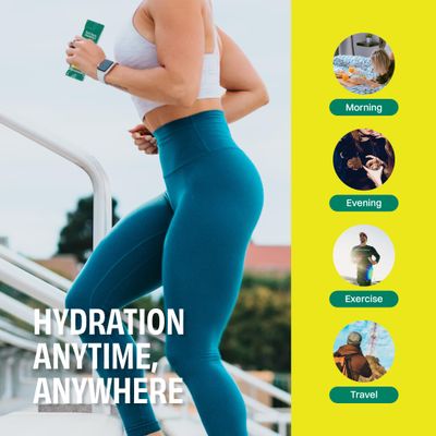No Days Wasted Hydration Replenisher 15 Count - Electrolyte Powder Drink Mix - Lemon Lime - Sodium and Potassium for Rehydrating Plus Vitamins for Support (15 Count)