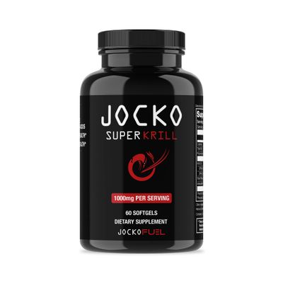 Jocko Fuel Antarctic Krill Oil Omega 3 Fatty Acid Supplements DHA &amp; EPA - 1000mg Softgels - Supports Joints, Mobility &amp; Mental Function (60 Softgels)