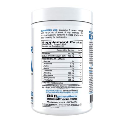 InnovaPharm Recover EAA Powder - Candy Apple Rancher -19.5 Ounces
