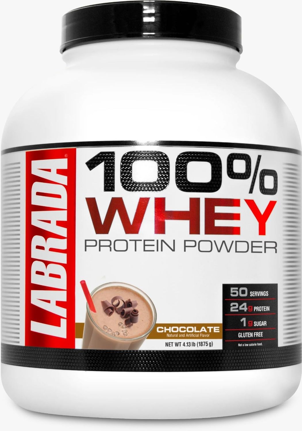 Labrada Nutrition 100% Whey Protein Chocolate 4.13 Pound