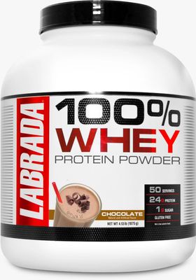 Labrada Nutrition 100% Whey Protein Chocolate 4.13 Pound