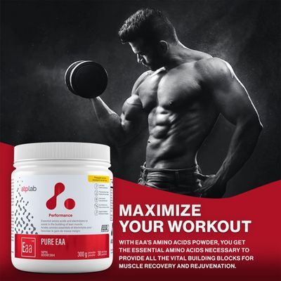 ATP LAB - Pure EAA Powder 300g (Pineapple Coconut Flavour) - EAA Supplement - Essential Amino Acid Powder - Building Muscle Recovery
