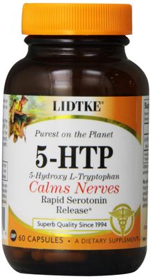 Lidtke Technologies Diet Supplement 5- HTP Capsules, 60 Count