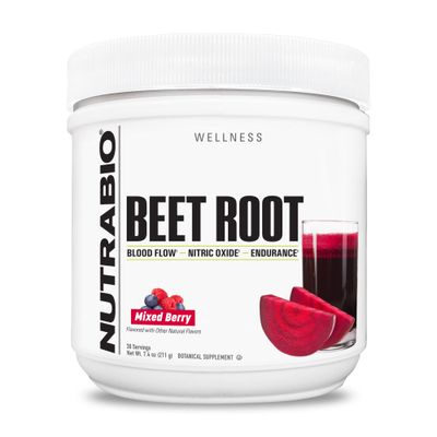 NutraBio Organic Beet Root Powder Superfood with Nitrates and Antioxidants - Super Beets- Supports Performance, Circulation, Blood Flow, and Overall Health - Non-GMO, Vegetarian, 30 Servings