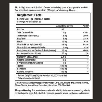 Proven4 Pre Workout Powder for Men and Women with Creatine - Beta Alanine - Caffeine, NSF Certified preworkout Energy Supplement Fruit Punch 30 Servings
