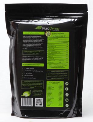 PuraDyme Raw Liyf Protein Natural 900g Powder