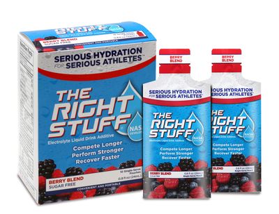 The Right Stuff Electrolyte Drink Concentrate - 10 Pouch Box - Berry Blend