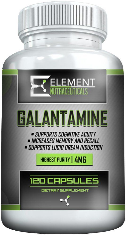 Element Nutraceuticals GALANTAMINE (120 Servings x 4 MGS Per Serving)