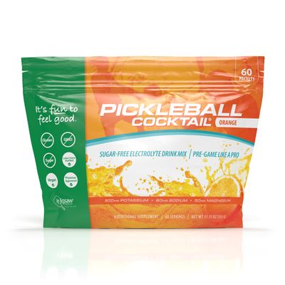 Jigsaw Health Pickleball Cocktail (60 Servings Packets, Orange)