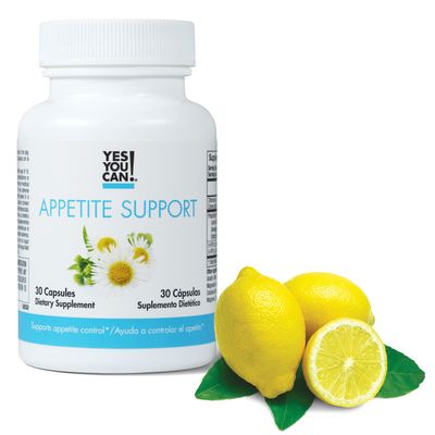 Yes You Can! Appetite Support for Body Weight Management - Healthy Relationship with Food - Includes Natural Ingredients: 5-HTP, Lemon Balm, Chamomile Extract - 30 Capsules, 1 Pack