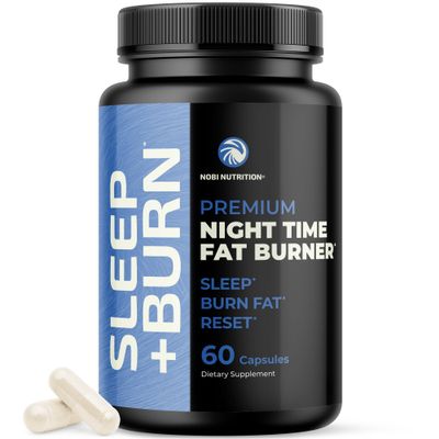 Night Time Fat Burner to Shred Fat While You Sleep | Belly Fat Burner, Carb Blocker &amp; Weight Loss Support Supplements | Burn Belly Fat, Support Metabolism &amp; Fall Asleep Fast | 60 Nighttime Pills