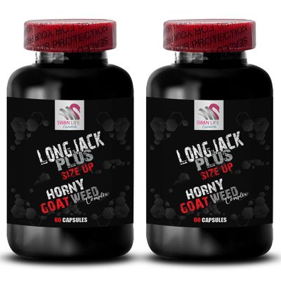 Increase size and length - LONGJACK SIZE UP (MALE ENHANCEMENT FORMULA) - Tongkat ali - tongkat ali for men - tongkat ali for men 400mg - longjack tongkat ali for men - tongat ali - 2 Bottles 120 Cap