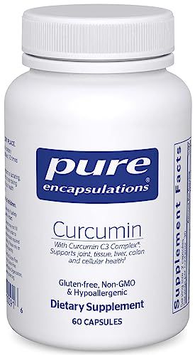 Pure Encapsulations Curcumin - 500 mg - Supports Joint Health &amp; Liver Health - Curcuma Longa Capsule - Non-GMO &amp; Vegan - 60 Capsules