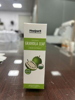 Healpark Soursop Bitters Liquid Graviola Leaf Extract - Natrual Soursop Guanabana Leaves Liquid, Soursop Oil 98% Absorption-1 Fl Oz