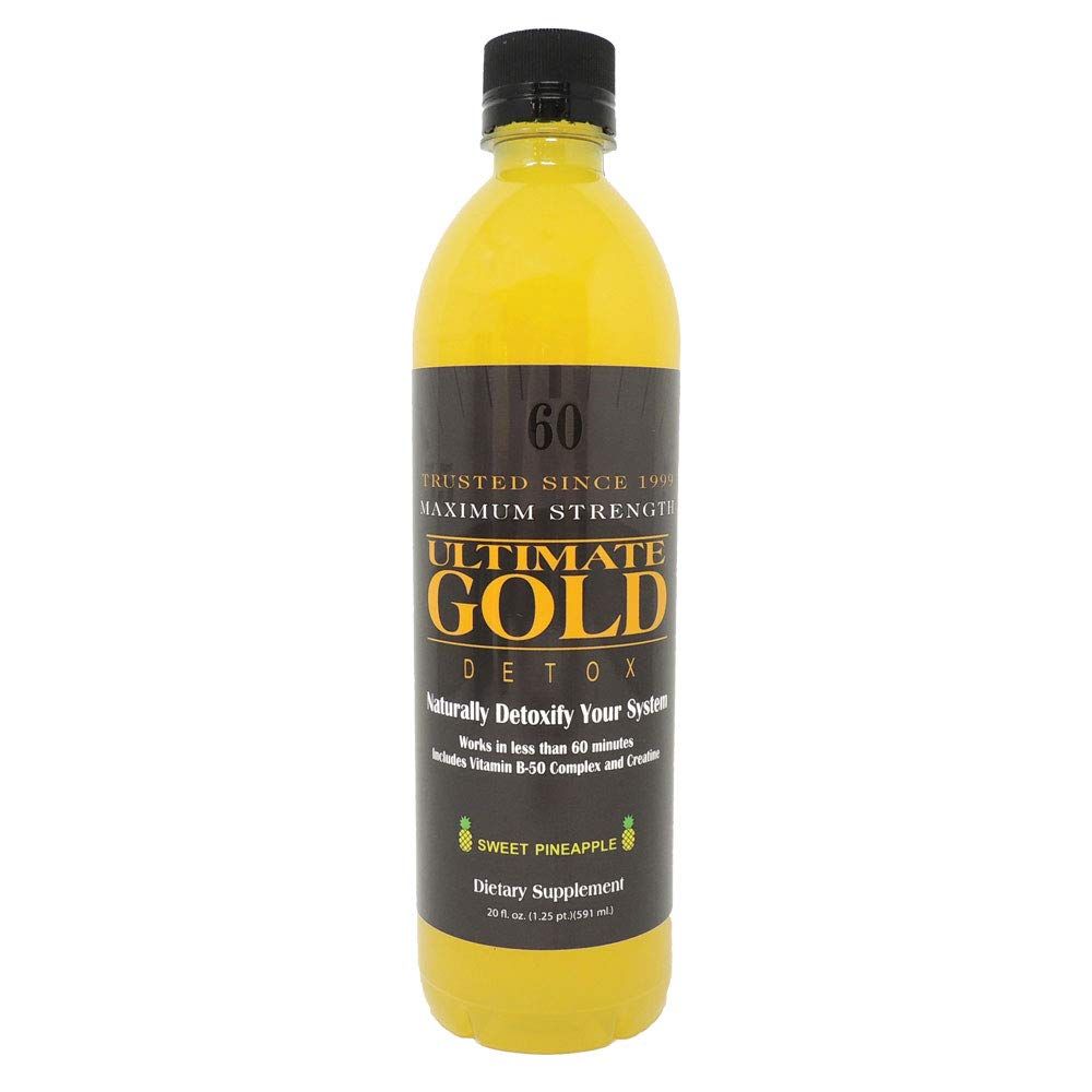 Ultimate Gold Detox Drink - 20oz / Sweet Pineapple