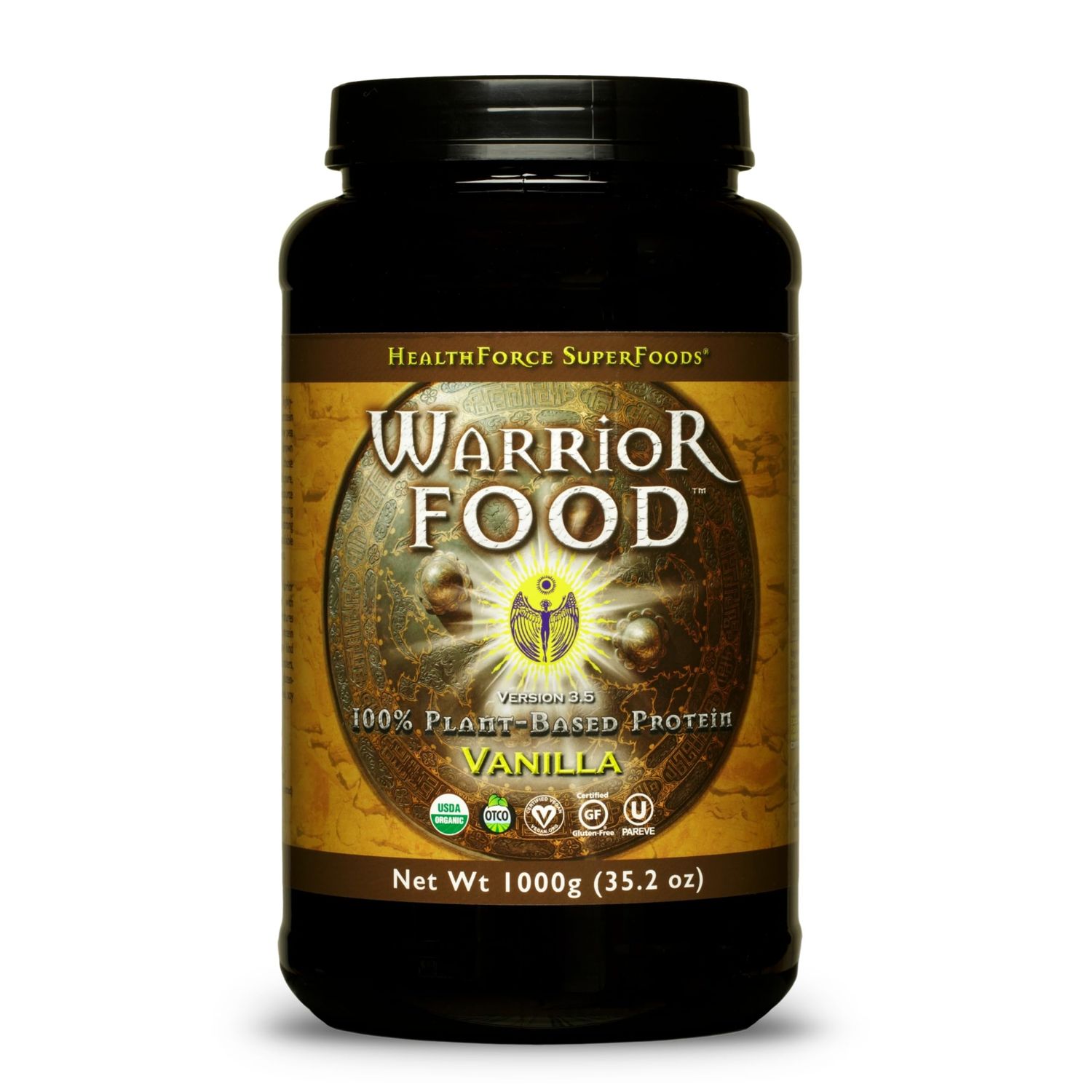 HealthForce SuperFoods Warrior Food Protien Powder - Vanilla Flavor - 1000 Grams