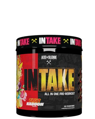 Axe &amp; Sledge Intake Pre-Workout, 20/40 Servings (Fruit Kaboom)