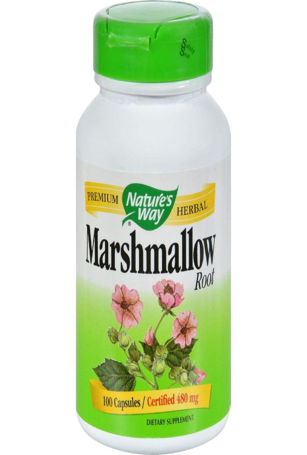Marshmallow Root 480 Milligrams 100 Veg Capsules
