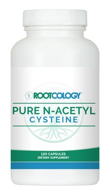 Rootcology by Dr. Izabella Wentz Pure N-Acetyl-Cysteine (NAC) 900mg | 120 Capsules