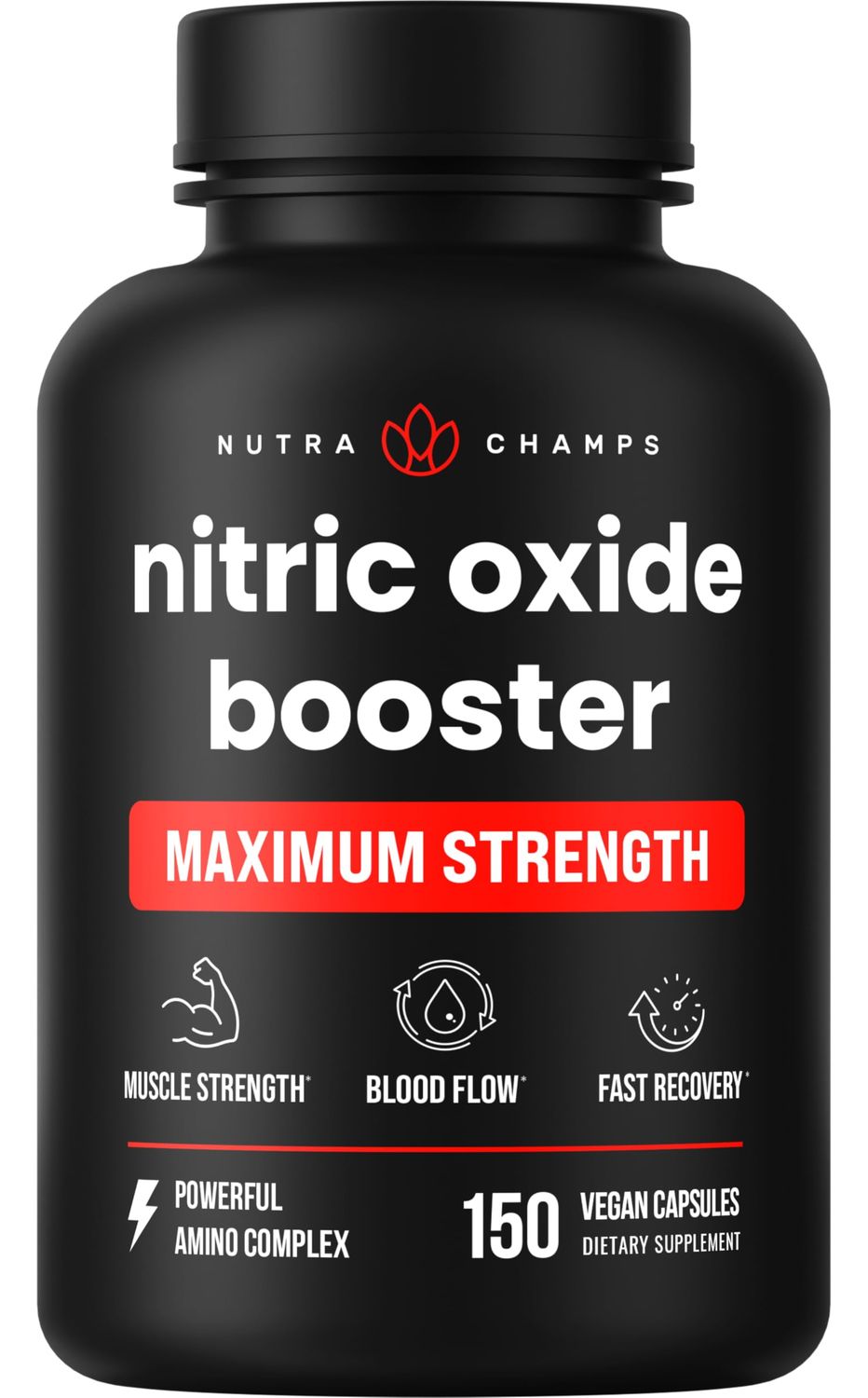 Nitric Oxide Supplement | L-Arginine, L Citrulline Malate, AAKG, Pine Bark, Grape Seed Extract | Extra Strength Nitric Oxide Booster | Nitric Oxide Pills for Men &amp; Women | Strength, Energy, Blood Flow