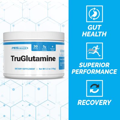 PEScience TruGlutamine Unflavored (Superior Glutamine Formula), 5.3 oz - 30 servings