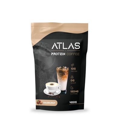 Generic Atlas Protein Coffee - 20 Servings | 10g Protein - 120mg Caffeine - 0g Sugar (Hazelnut)
