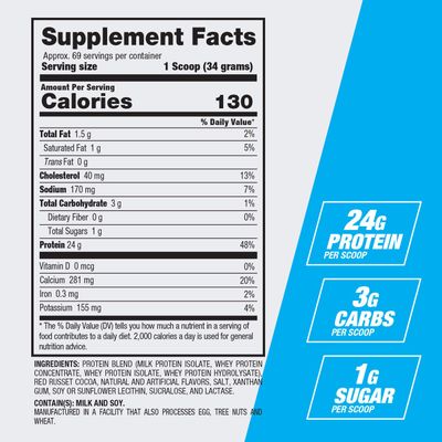 BPI Sports Best Protein - 100% Whey Protein Blend - Muscle Growth, Recovery, Meal Replacement - No Maltodextrin, No Fillers - Gluten Free - for Men &amp; Women - Chocolate Brownie - 5.1 Pounds