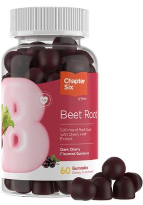 Zahler Beet Root Gummies with Cherry Fruit Extract - 500mg Beet Gummies for Adults - Dark Cherry Flavor - Supports Blood &amp; Nitric Oxide Flow - Vegetarian Kosher Non GMO Beetroot Gummies - 60 Count