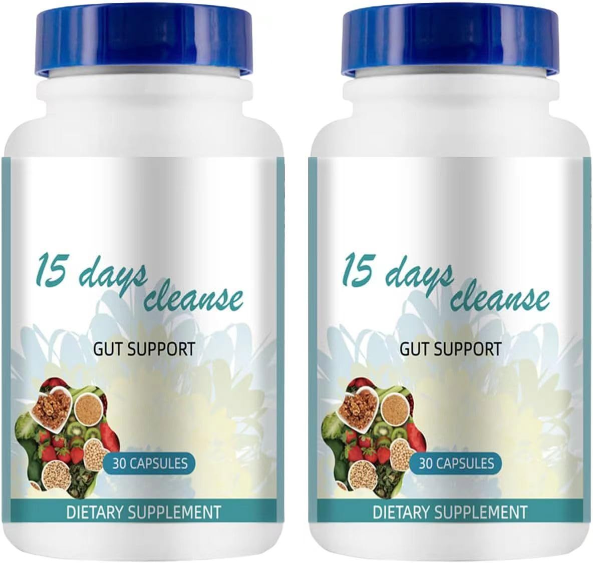 XDWCUFQ 15 Day Gut Cleanse, Gut and Colon Support,15 Day Cleanse,Pastillas De Los 15 Dias para Limpiar El Colon