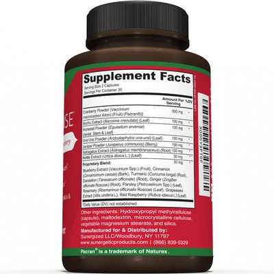 Premium Kidney Cleanse Supplement - Powerful Kidney Support Formula with Cranberry Extract Helps Support Healthy Kidneys &amp; Urinary Tract Support- 60 Vegetarian Capsules
