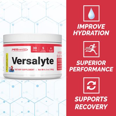 PEScience Versalyte Keto Electrolyte Powder, Sugar Free, Wild Berry Splash, 30 Serving, Hydration Powder