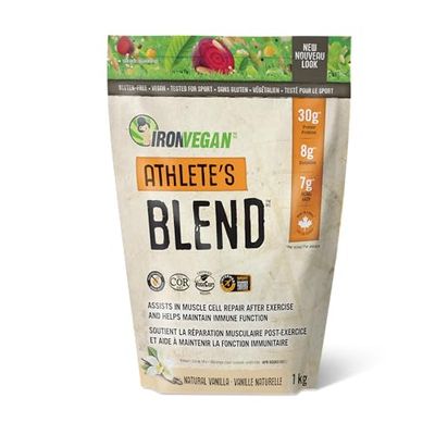 IRONVEGAN Sprouted Protein Athletes Blend Vanilla, 1000 GR